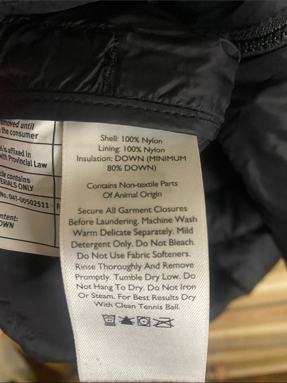 Eddie Bauer Black Hooded Quilted Lightweight down Puffer Coat medium - Picture 5 of 5